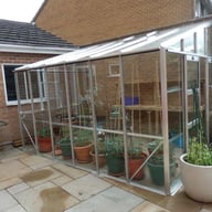 Elite Titan K800 8x12 Lean to Greenhouse Alloy Finish