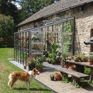 Elite Titan K800 8x12 Lean to Greenhouse Grey Capping