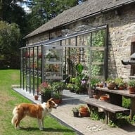 Elite Titan K800 8x12 Lean to Greenhouse Grey Capping
