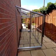 Elite Windsor 4x10 Lean to Greenhouse Gable End