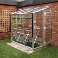 Elite Windsor 4x6 Lean to Greenhouse with Toughened Glazing