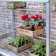 2x4 Access Value Lean To Greenhouse Aluminium Shelving