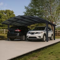Palram Canopia Arizona Breeze Double Carport Grey