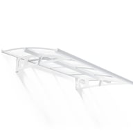 Bordeaux 2230 White Mist Door Canopy product view