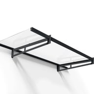 Bremen 2050 Grey Clear Door Canopy product view