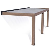 Helsinki 3m x 6.6m Cedar Wood Patio Cover product view