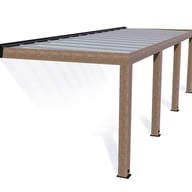 Helsinki 3m x 8.6m Cedar Wood Patio Cover product view