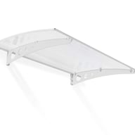 Lyra 1350 White Twinwall Door Canopy product view