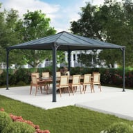 Palermo 4300 Gazebo Grey detail