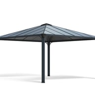 Palermo 4300 Gazebo Grey product view