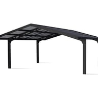 Sydney Arch Double Carport Black product view