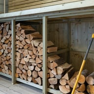 Garden Village Large Garden Log Store