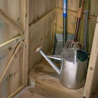 Garden Village Gisburn Small Wooden Tool Store Floor