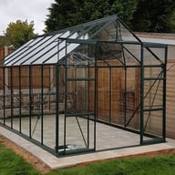 Green 8x14 Vitavia Phoenix Greenhouse with Toughened Glazing