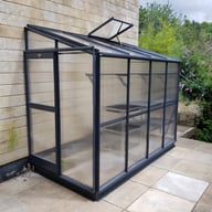 Green Elite Windsor 4x8 Lean to Greenhouse With Polycarbonate