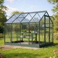 Vitavia 8x6 Green Venus 5000 Greenhouse