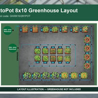 Automatic Watering System for 8x10 Greenhouse - Kit 4