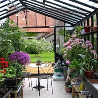 7x7 Janssens Helios Retro Greenhouse Interior