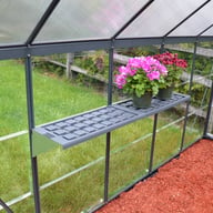 Palram Hybrid Polycarbonate Greenhouse Inside