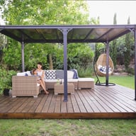 Grey Palram - Canopia Milano 4300 Gazebo