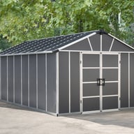 Palram Yukon 11x17 Plastic Shed with Floor Kit
