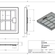 Ebb and Flow Tray 520 x 520mm