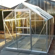 Halls 6x8 Popular Greenhouse in Aluminium