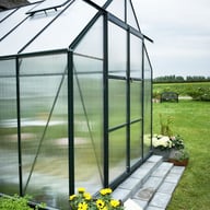 Halls Magnum Green 8x14 Greenhouse Side Polycarbonate