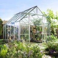 Halls Magnum Silver 8x10 Greenhouse Front