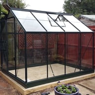 Halls Popular 6x8 Greenhouse with Horti Glass
