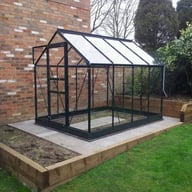 Halls Popular 6x6 Green Greenhouse