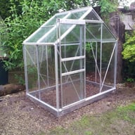 Halls Popular Silver 6x4 Greenhouse Horti