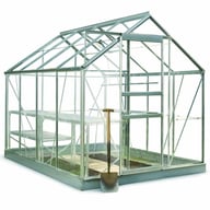 Halls Popular Silver 8x6 Greenhouse