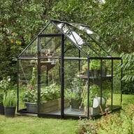 Halls Qube 6x6 Greenhouse Side Door View