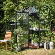 Halls Qube 8x6 Greenhouse Right Corner View