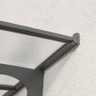 Palram Canopia Herald 2230 Door Canopy Dark Grey Seal
