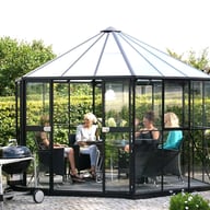 Vitavia Hera 9000 Black Orangery Greenhouse