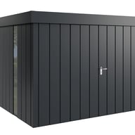 Hormann Juno 10x10 Pent Metal Garden Shed Anthracite Grey