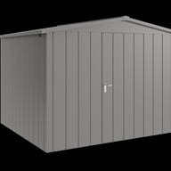 Hormann Juno 10x8.5 Apex Metal Garden Shed Studio View