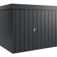 Hormann Juno 10x8.5 Pent Metal Garden Shed Anthracite Grey