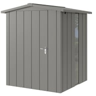 Hormann Juno 5.5x5.5 Apex Metal Garden Shed Studio View