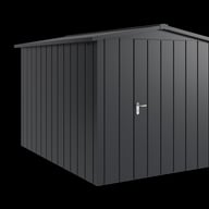 Hormann Juno 7x10 Apex Metal Garden Shed Anthracite Grey