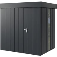 Hormann Juno 7x10 Pent Metal Garden Shed Anthracite Grey