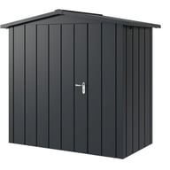 Hormann Juno 7x4 Apex Metal Garden Shed Anthracite Grey