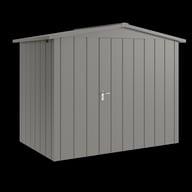 Hormann Juno 8.5x5.5 Apex Metal Garden Shed Studio View