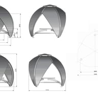 Lichfield Shield Wooden Garden Shelter Dimensions