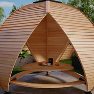 Lichfield Crown Shield Wooden Garden Pod