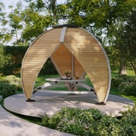 Lichfield Crown Shield Wooden Garden Shelter