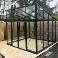 Janssens 8x10 Modern Pent Roof Greenhouse