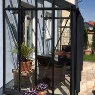 Janssens Arcadia 5ft Wide Lean To in Black